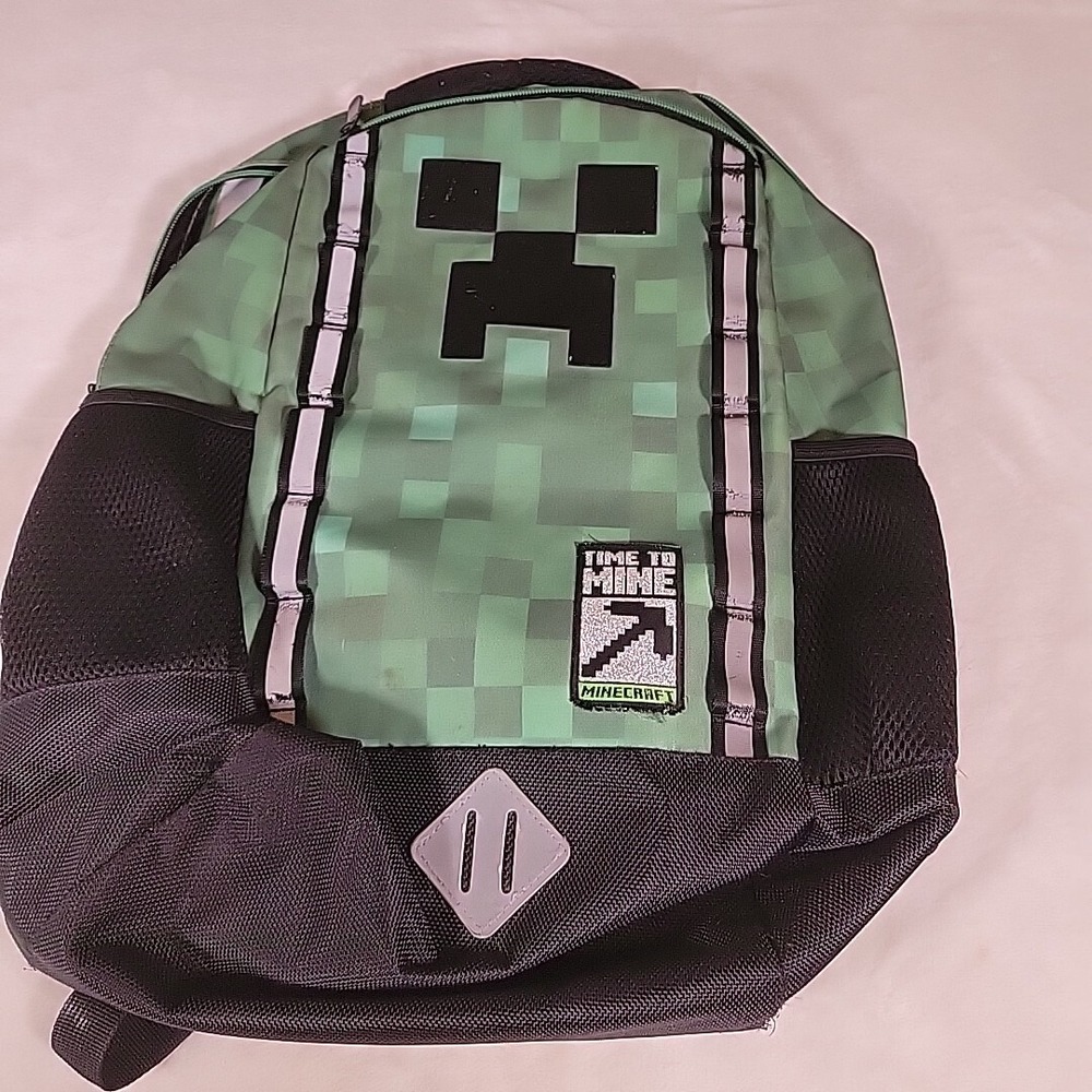 Minecraft School Backpack Bookbag Lunch Bag‎ Box Set Kids Boys Gift Toy